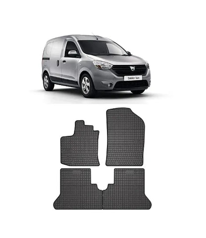 Rubber floor mats for Dacia Dokker 2012-2021, Frogum