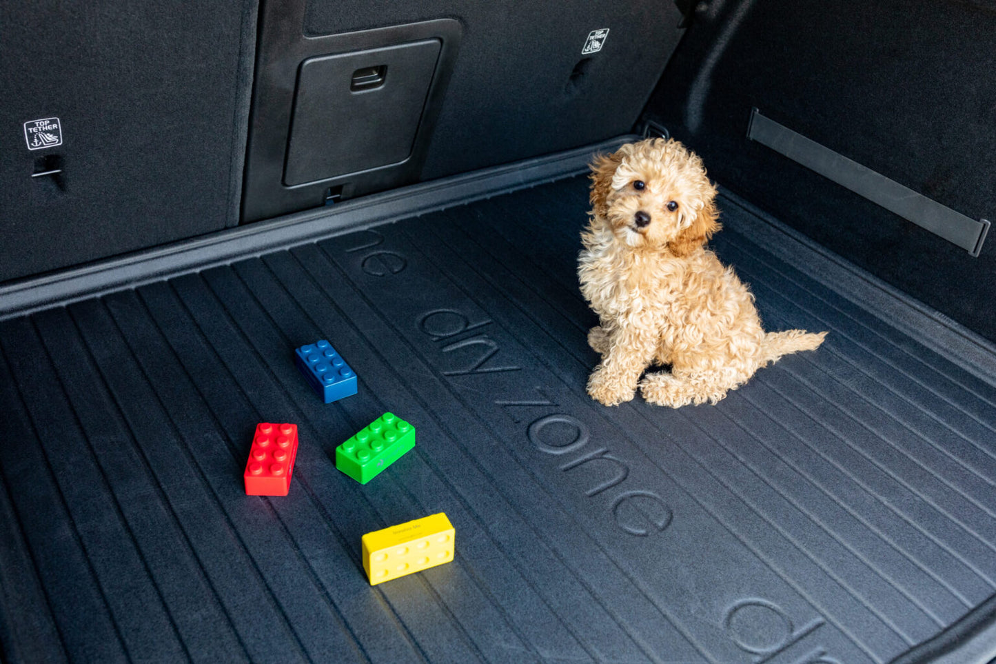 Covoraș portbagaj din cauciuc pentru Skoda Enyaq 2020-2023, DRY ZONE/ poziție inferioară portbagaj