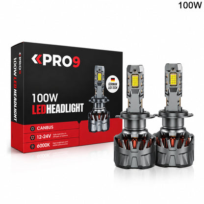 LED крушки H7 100W 6000K 16000lm 12-24V