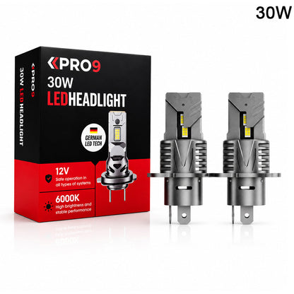 LED крушки H4 30W 6000K mini 12V