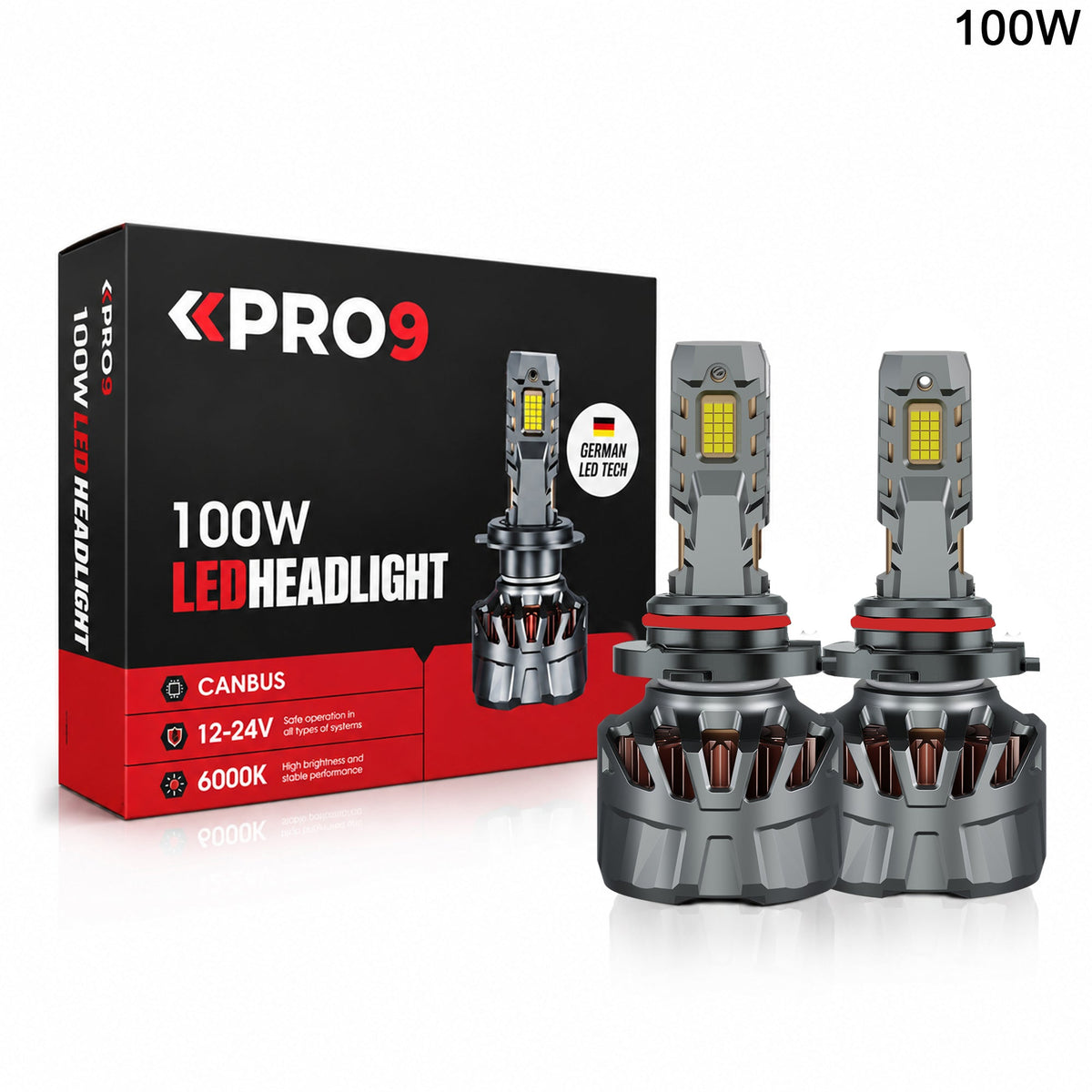 LED крушки HB4 100W 6000K 16000lm 12-24V
