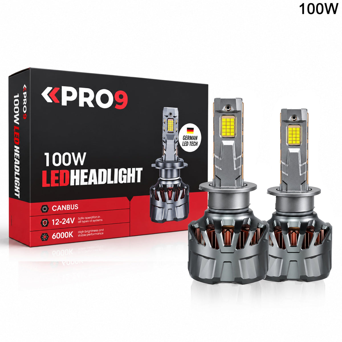 LED крушки H1 100W 6000K 16000lm 12-24V