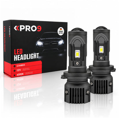 LED крушки H4 с лупи 80W 6000K 12-24V