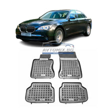 Covorașe de cauciuc pentru BMW Seria 7 F01 2008-2015, Rezaw Plast