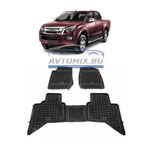 Гумени стелки за Isuzu D-MAX 2011-2019 г., Rezaw Plast