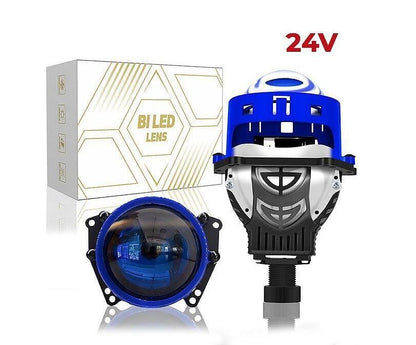 Bi-LED лупи за вграждане 24V 3.0 инча 65W, 6+3 чипа,  за дълги и къси светлини,  6000К