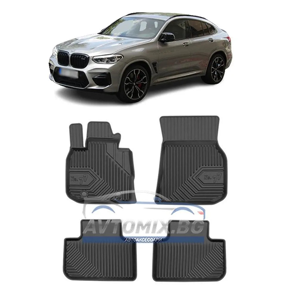 Гумени стелки зa BMW X4 G02, F98 след 2018 г., Модел No.77