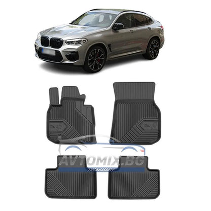 Гумени стелки зa BMW X4 G02, F98 след 2018 г., Модел No.77