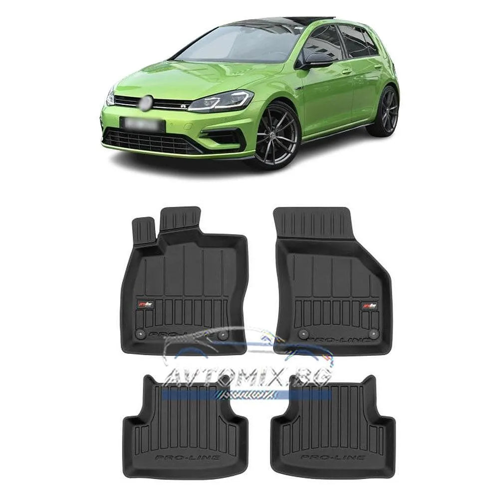Covorașe de cauciuc pentru VW Golf 7 2012-2020, ProLine 3D