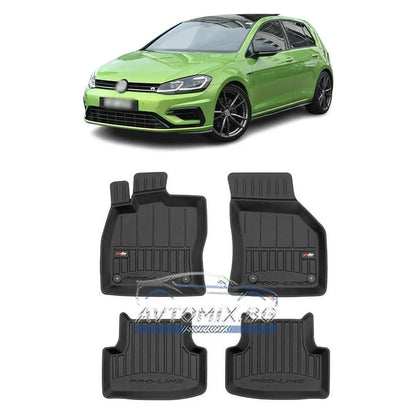 Covorașe de cauciuc pentru VW Golf 7 2012-2020, ProLine 3D