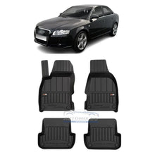 Rubber Floor Mats for Audi A4 B7 2004-2008, ProLine 3D