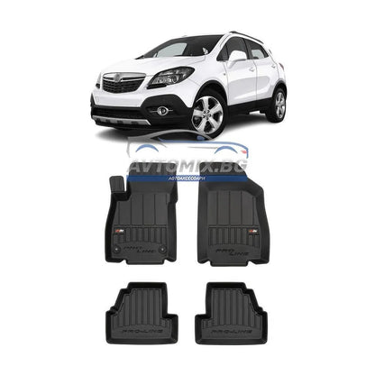 Гумени стелки зa Opel Mokka 2012-2020 г., ProLine 3D