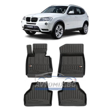Гумени стелки зa BMW X3 F25  2010-2017 г., ProLine 3D