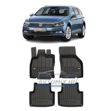 Rubber floor mats for VW Passat 8 2014-2022, ProLine 3D