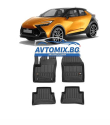 Гумени стелки зa Toyota C-HR след 2023г., ProLine 3D