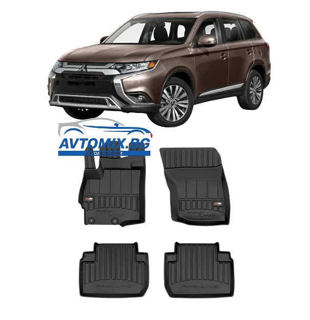 Гумени стелки зa Mitsubishi Outlander от 2012-2022г, ProLine 3D