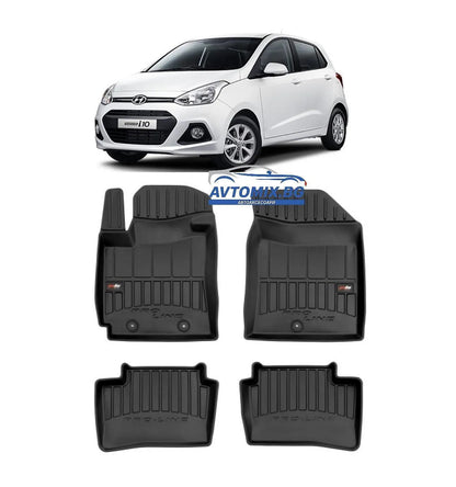 Гумени стелки зa HYUNDAI I10 2013-2019г., ProLine 3D