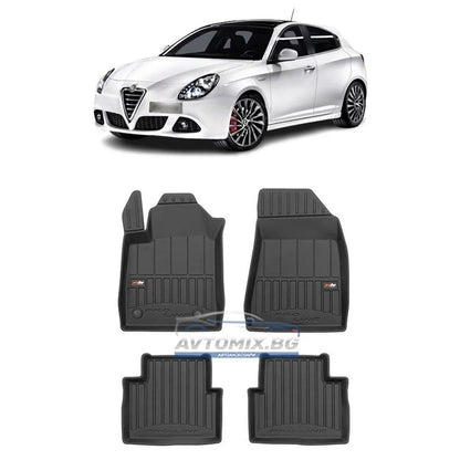 Гумени стелки за Alfa Romeo Giulietta хечбек 2010-2020 г., ProLine 3D