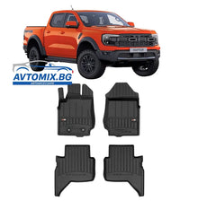 Covorașe de cauciuc pentru Ford Ranger Raptor 2015-2022, ProLine 3D