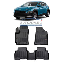 Гумени стелки зa Hyundai Kona след 2022 г., ProLine 3D