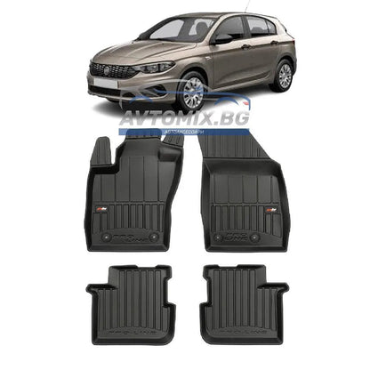 Гумени стелки за Fiat Tipo след 2015 г., ProLine 3D