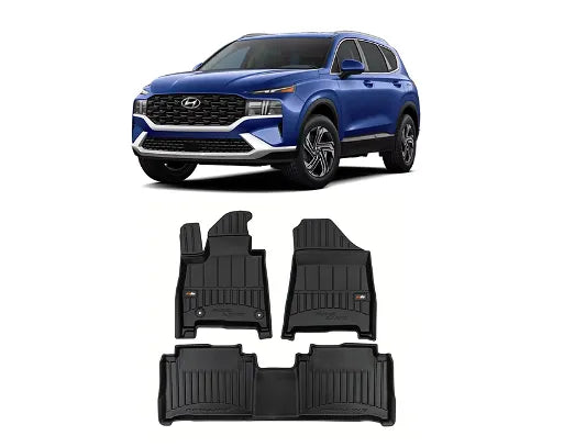 Covorașe de cauciuc pentru Hyundai Santa Fe după 2023, ProLine 3D