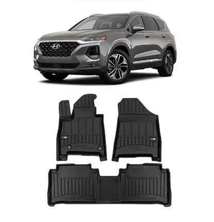 Гумени стелки за Hyundai Santa Fe IV 2018-2023г., ProLine 3D