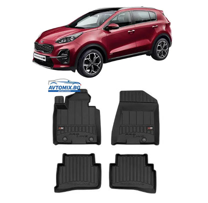 Гумени стелки зa Kia Sportage от 2015-2018г, ProLine 3D