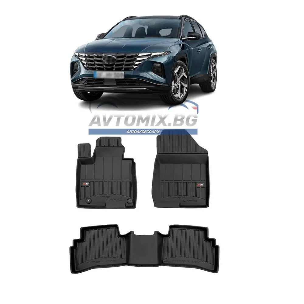 Rubber floor mats for Hyundai Tucson after 2020, ProLine 3D