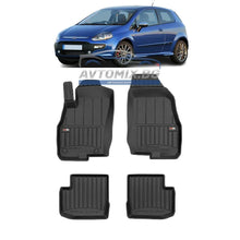 Covorașe de cauciuc pentru Fiat Evo 2009-2012, 3 uși, ProLine 3D