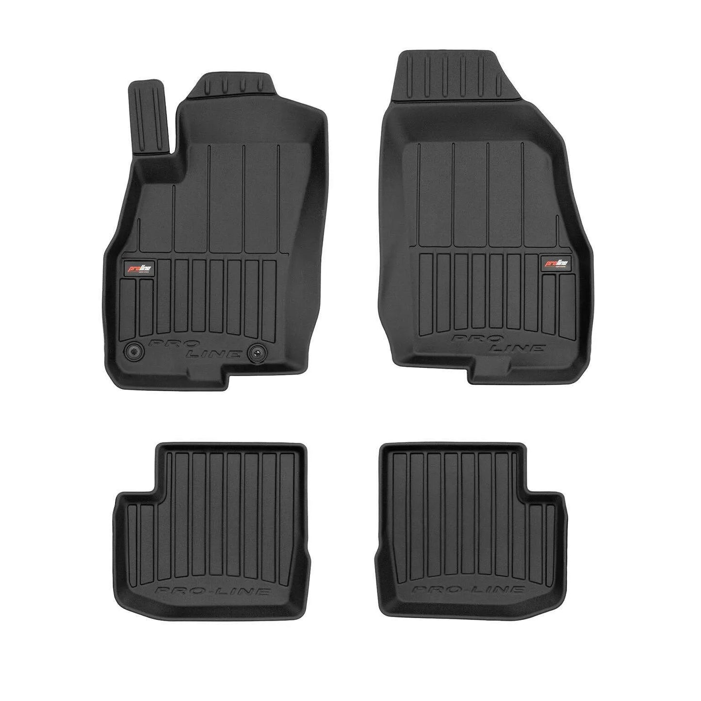 Гумени стелки зa Fiat Evo 2009-2012 г., 3 врати, ProLine 3D