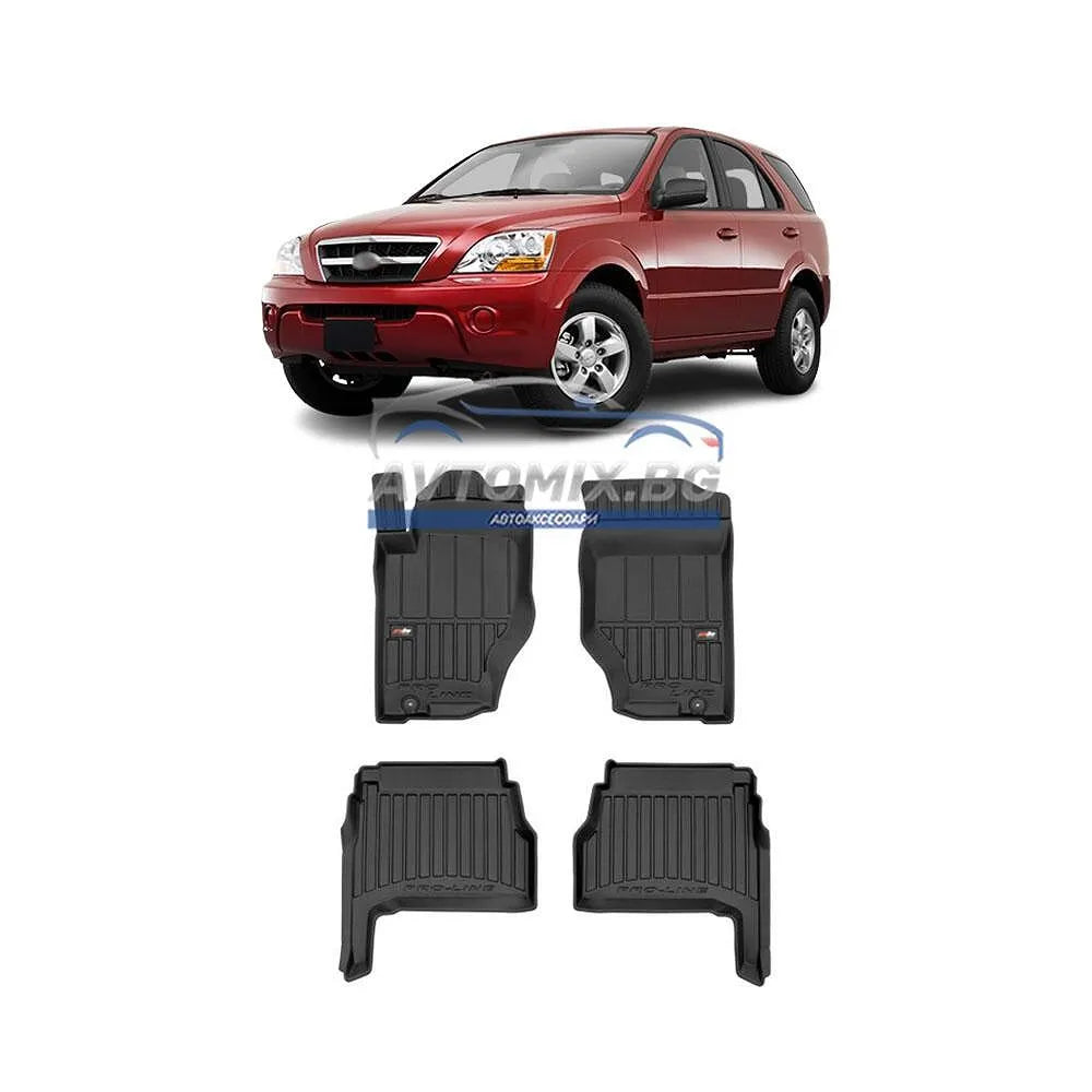 Гумени стелки зa KIA Sorento 2002-2011 г., ProLine 3D