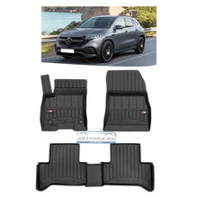 Rubber floor mats for Mercedes EQA, ProLine 3D