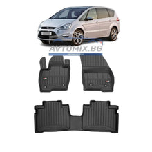 Covorașe de cauciuc pentru Ford S-Max 2014-2023, ProLine 3D