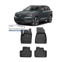 Covorașe de cauciuc pentru Volvo EX40 după 2020, ProLine 3D