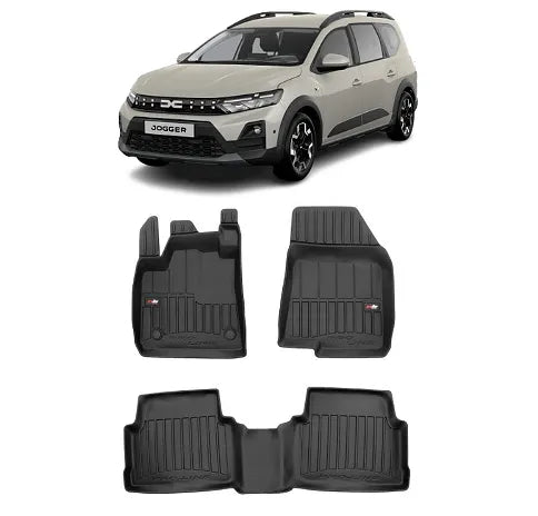 Гумени стелки за Dacia Jogger след 2021г, ProLine 3D