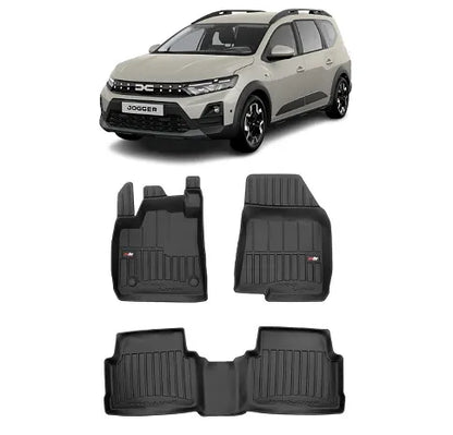 Гумени стелки за Dacia Jogger след 2021г, ProLine 3D