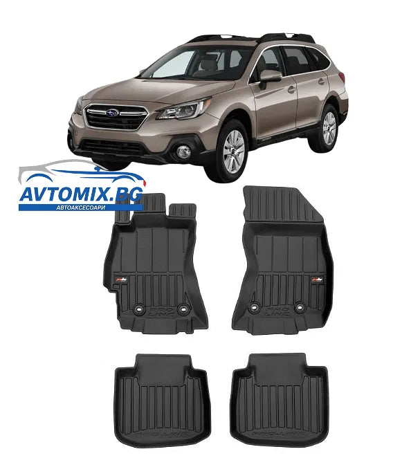 Гумени стелки зa Subaru Outback от 2014-2019г, ProLine 3D