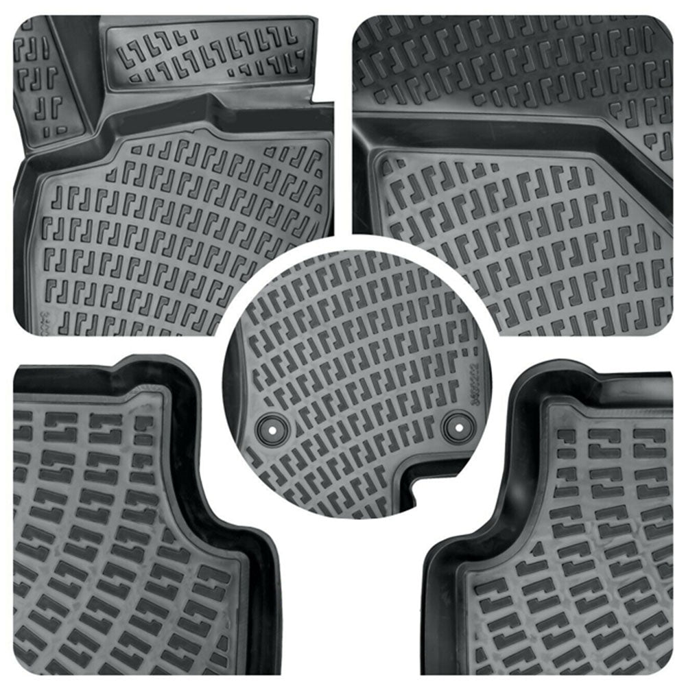 Rubber floor mats for Dacia Logan sedan after 2021, RizLine