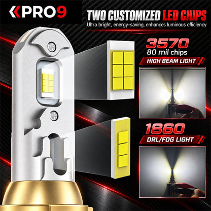 LED крушки H15 130W 6000K 12-24V