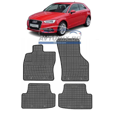 Гумени стелки за AUDI A3 8V 2013-2020 г., Frogum