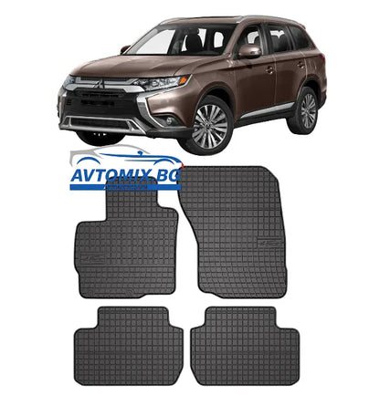 Гумени стелки зa Mitsubishi Outlander от 2012-2022г, Frogum