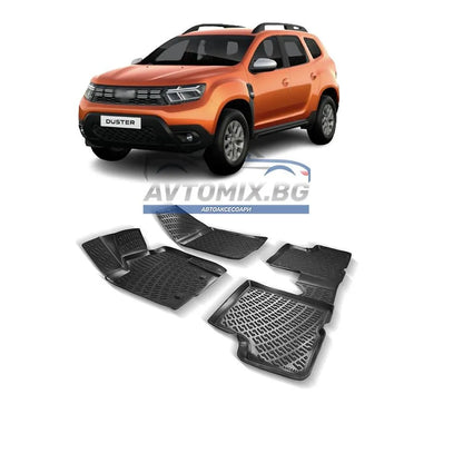 Гумени стелки зa Dacia Duster 2018-2024 г., RizLine