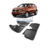 Covorașe de cauciuc pentru Kia Sportage 2010-2015, RizLine