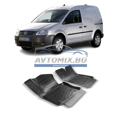 Гумени стелки зa  VW Caddy товарно след 2004 г., RizLine