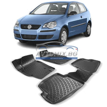 RizLine Rubber Floor Mats for VW Polo 2001-2009