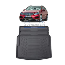 Гумена стелка за багажник Mercedes E class W212 комби 2009-2016 г., долно/второ ниво, без резервна гума, RizLine