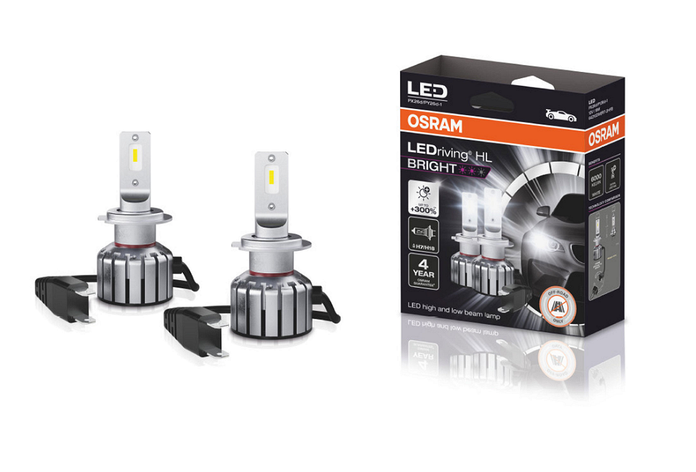 LED крушки Osram H7/H18 19W 12V PX26D FS2