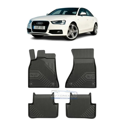 Rubber floor mats for Audi A4 B8 2008-2015, Model No. 77