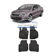 Гумени стелки зa Skoda Superb 2008-2015 г., Модел No.77
